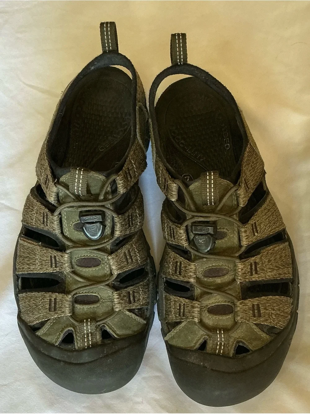 KEEN Olive Green Men’s Closed-Toe Sport Sandals